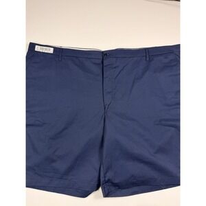 UniFirst SofTwill Mens Navy Blue Work Shorts Size 58 Flat Front Utility 58X